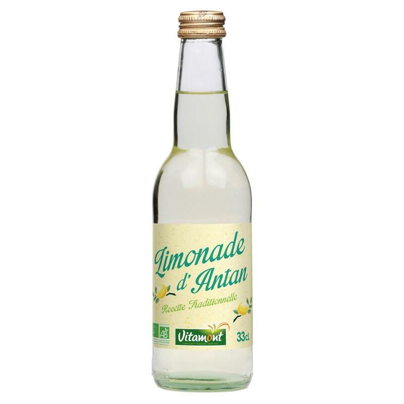 Vitamont Citroenlimonade bruisend authentiek recept bio 330ml