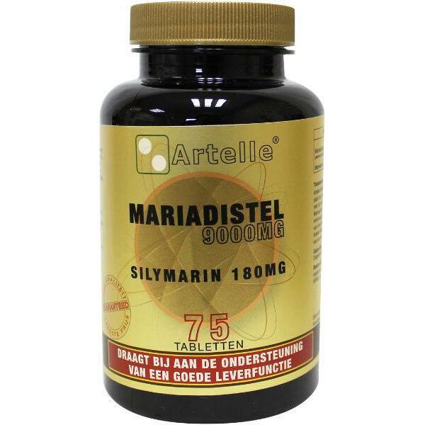 Artelle Mariadistel 9000 mg silymarin 180 mg 75tb
