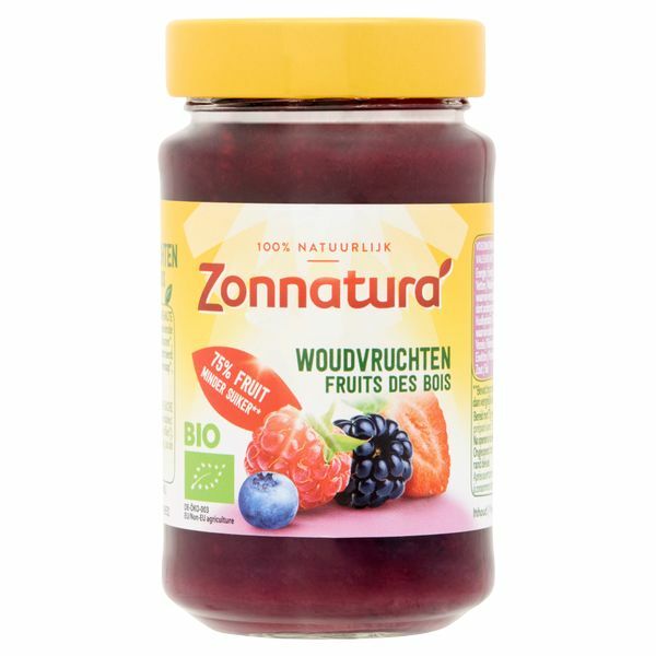 Zonnatura Fruitspread woudvruchten 75% bio 250g