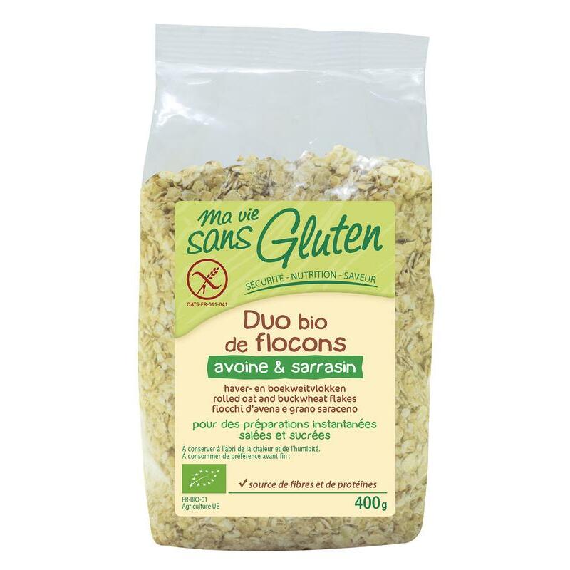 Ma Vie Sans Haver en boekweit vlokken glutenvrij bio 400g