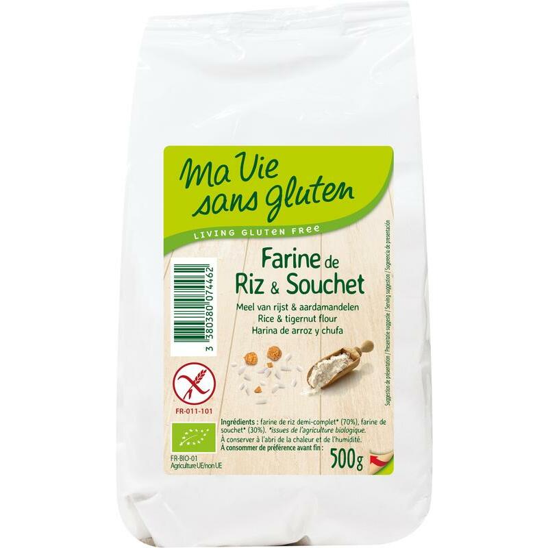 Ma Vie Sans Meel rijst aardamandelen glutenvrij bio 500g