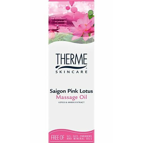 Therme Saigon pink lotus massage oil 125ml