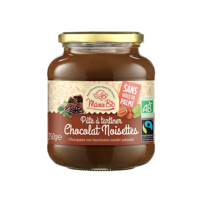 Mamie Bio Chocoladepasta met hazelnoot bio 350g