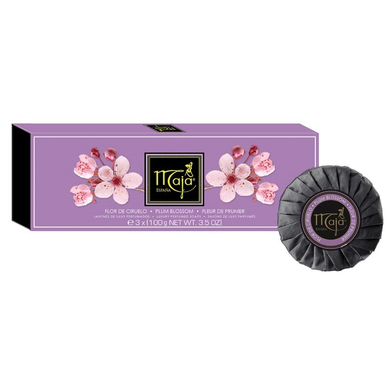 Maja Plum blossom zeep 3 x 100 gram 3x100g