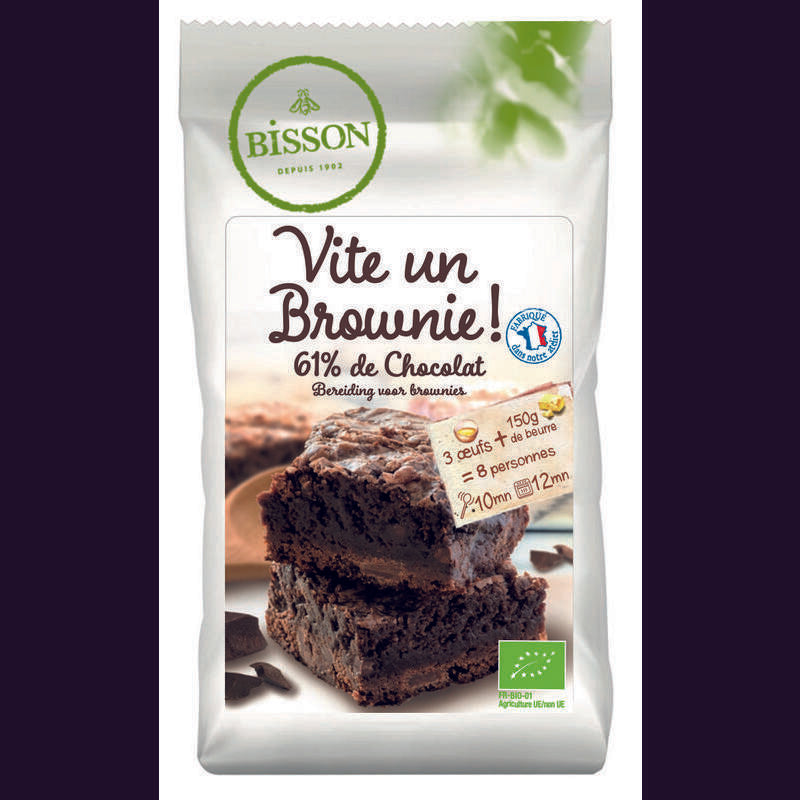 Bisson Bakmix voor brownies bio 350g
