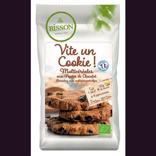 Bisson Bakmix voor meergranenkoekjes bio 300g