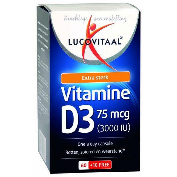 Lucovitaal Vitamine D3 75 mcg 70ca
