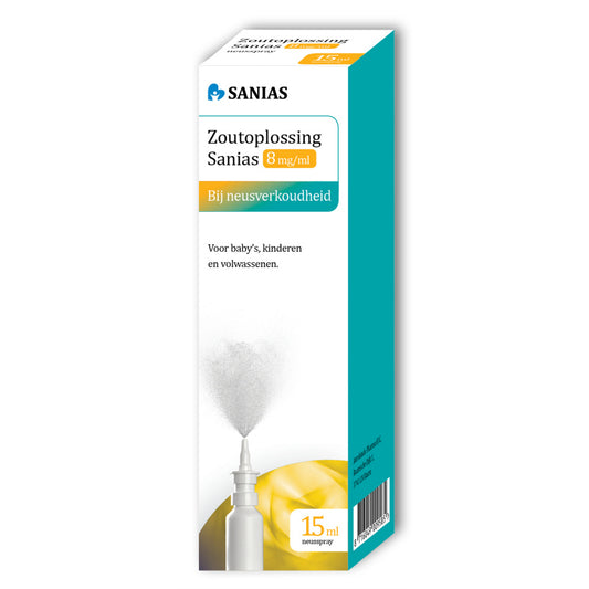 Sanias Zoutoplossing neusspray 8 mg/ml 15ml
