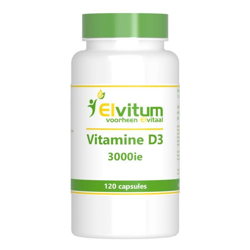 Elvitaal/elvitum Vitamine D3 3000IE 75 mcg 120ca