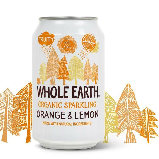 Whole Earth Sparkling orange / lemon bio 330ml