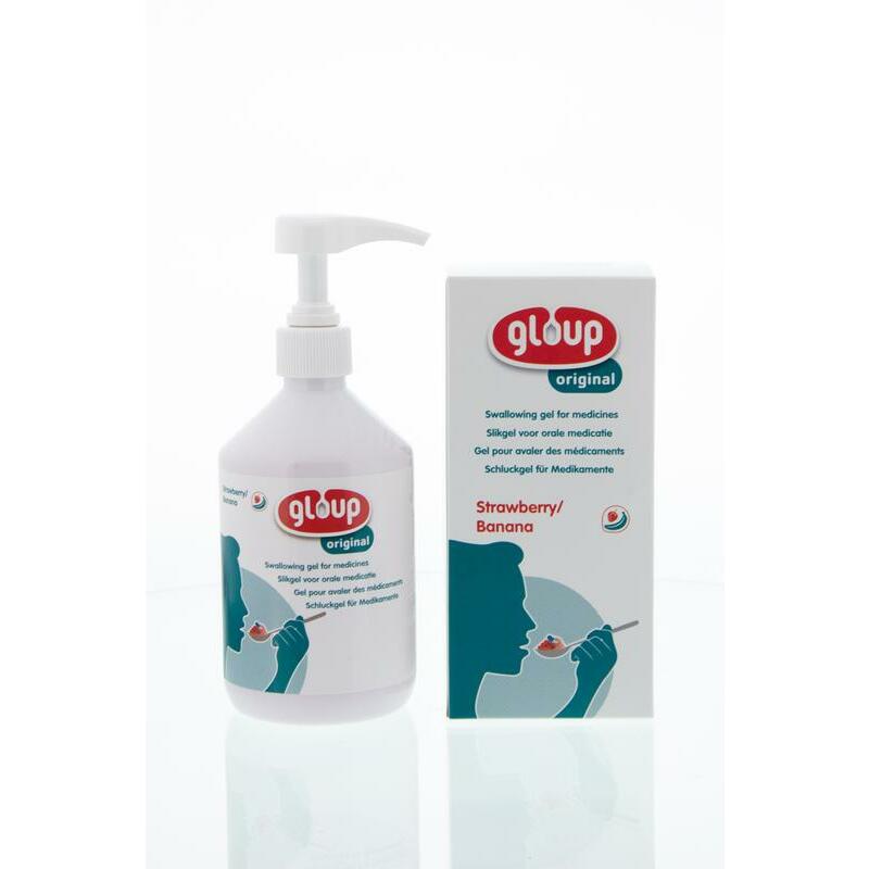 Gloup Original medicatie inname gel aardbei banaan 500ml