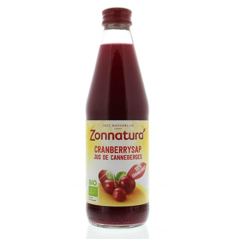 Zonnatura Cranberrysap puur bio 330ml