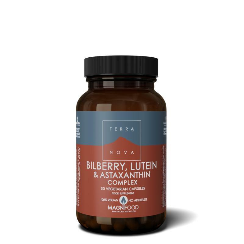 Terranova Bilberry lutein & astaxanthin complex 50ca