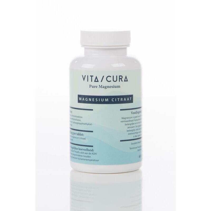 Vitacura Magnesium citraat 200 mg 60tb