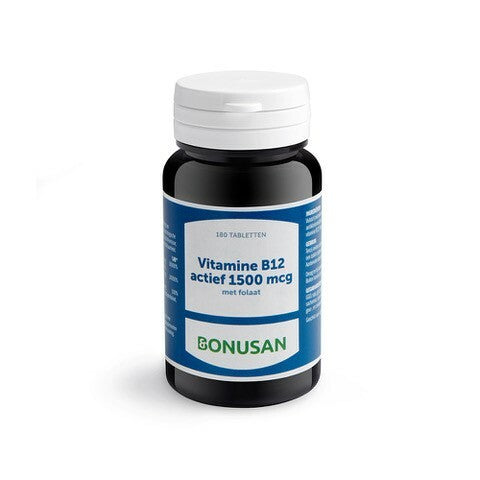 Bonusan Vitamine B12 actief 1500 mcg 180tb