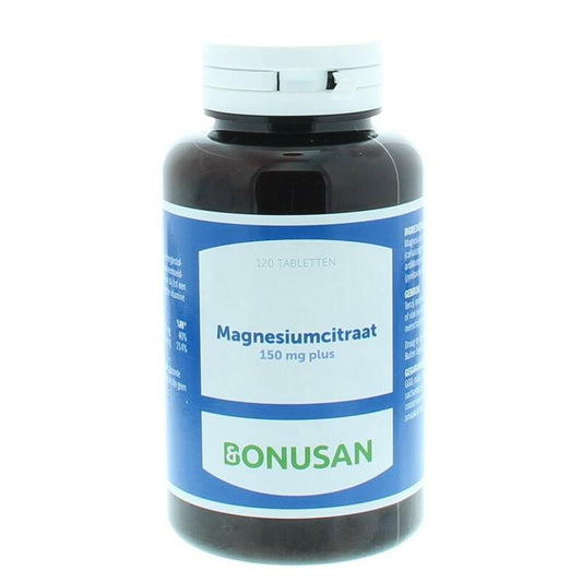 Bonusan Magnesiumcitraat 150 mg plus 120tb