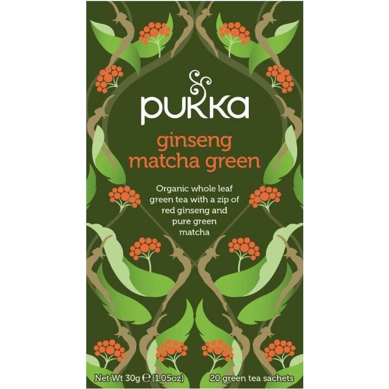 Pukka Org. Teas Ginseng matcha green bio 20st