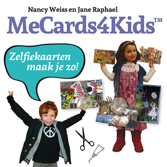 A3 Boeken Mecards4kids zelfiekaarten maak je zo 1set