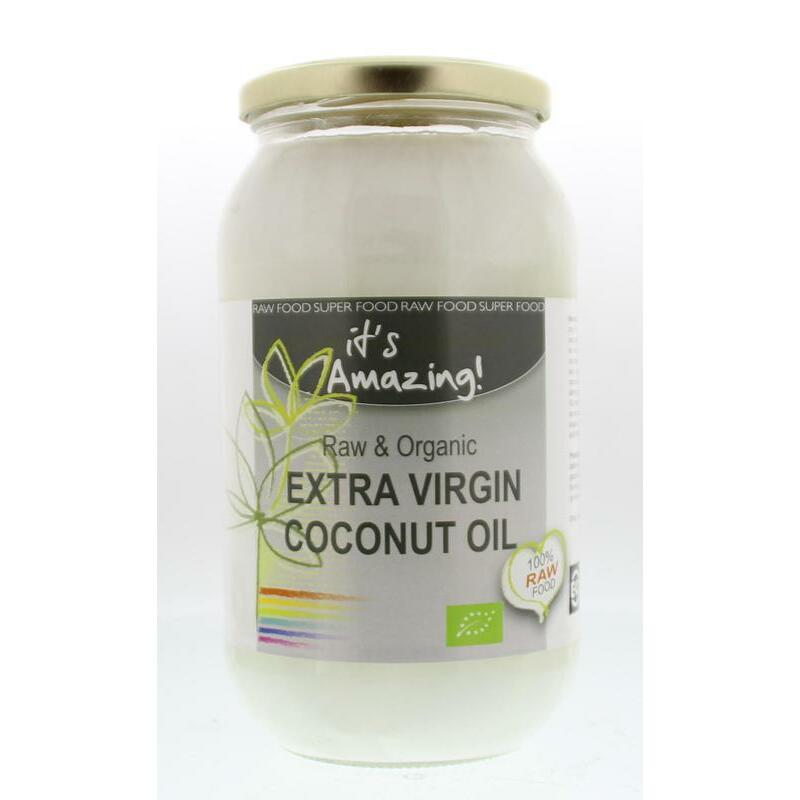 It's Amazing Kokosolie extra virgin in glas bio 1000ml