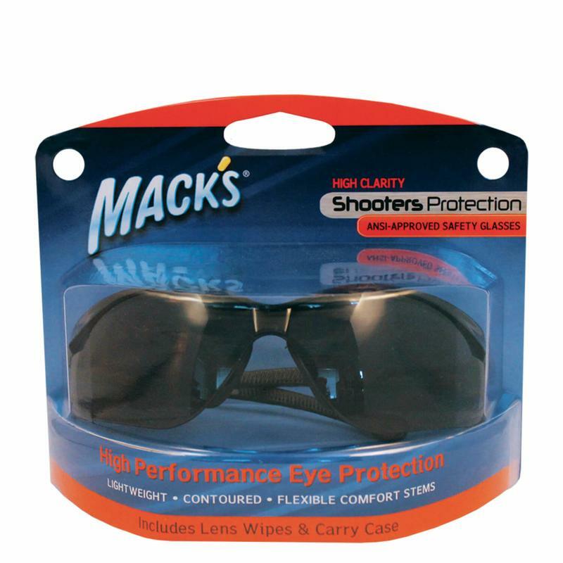 Macks Shooting safety glass smoke 1st