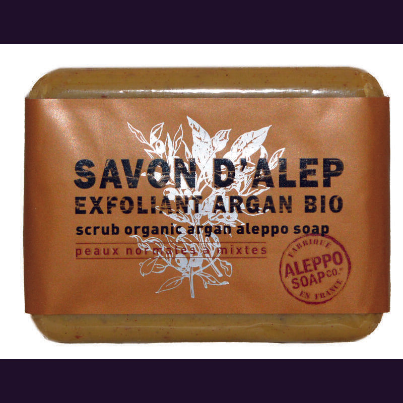 Aleppo Soap Co Aleppo zeep exfoliant argan bio 100g