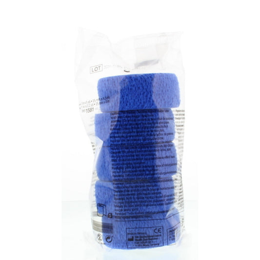 3M Coban zelfklevende zwachtel blauw 2.5 x 4.5 meter 5rol