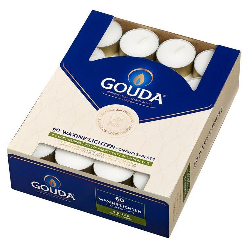 Gouda Waxinelicht 4.5 uur wit 60st