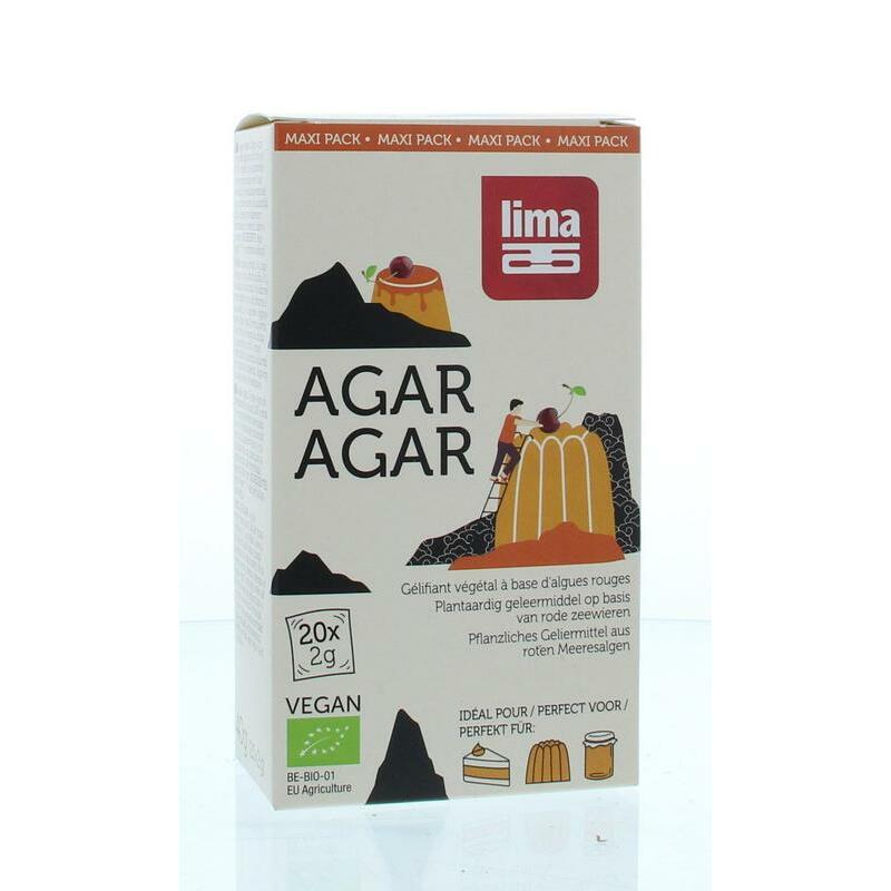 Lima Agar agar maxi pack 2 gram bio 20x2g