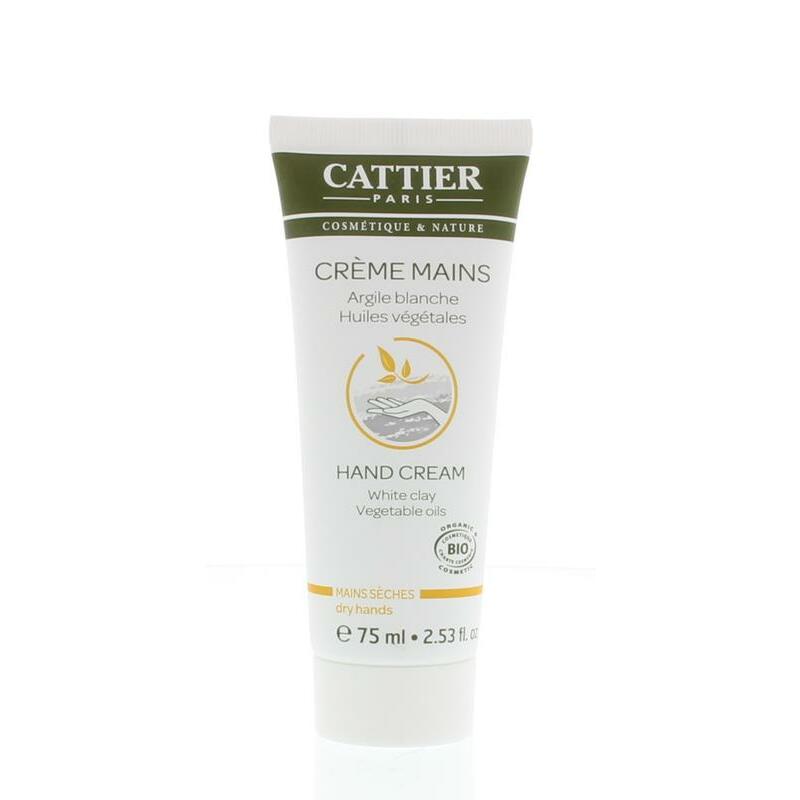 Cattier Handcreme witte klei 75ml