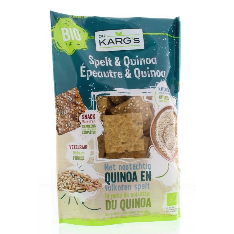 Dr Karg Spelt en quinoa snack bio 110g