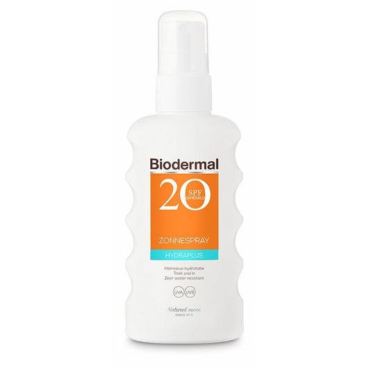 Biodermal Zonnespray hydraplus SPF20 175ml