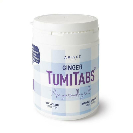 Amiset Tumitabs ginger - Maagtabletten 200st
