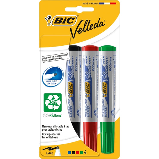BIC Velleda whiteboard marker 4st