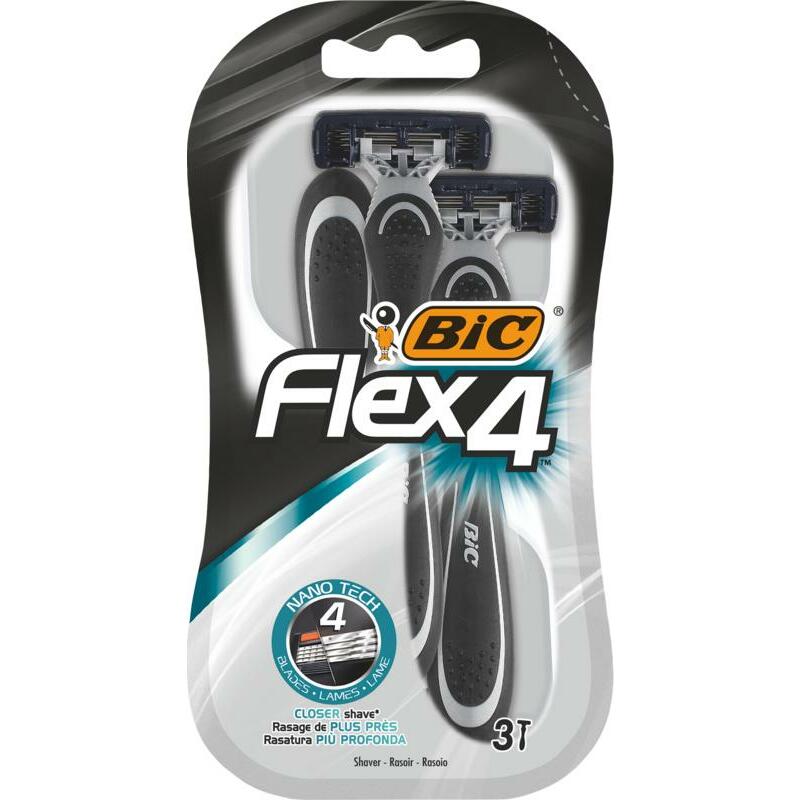 BIC Flex 4 comfort mesjes blister 3st