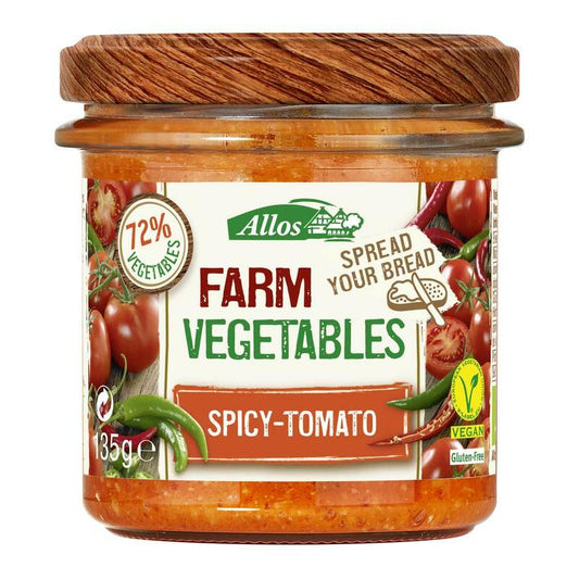 Allos Farm vegetables pittige tomaat bio 135g