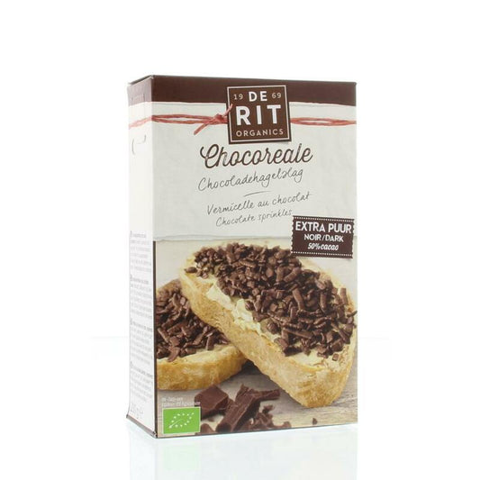 De Rit Chocoreale hagelslag extra puur bio 200g