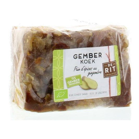 De Rit Kruidige gemberkoek bio 250g