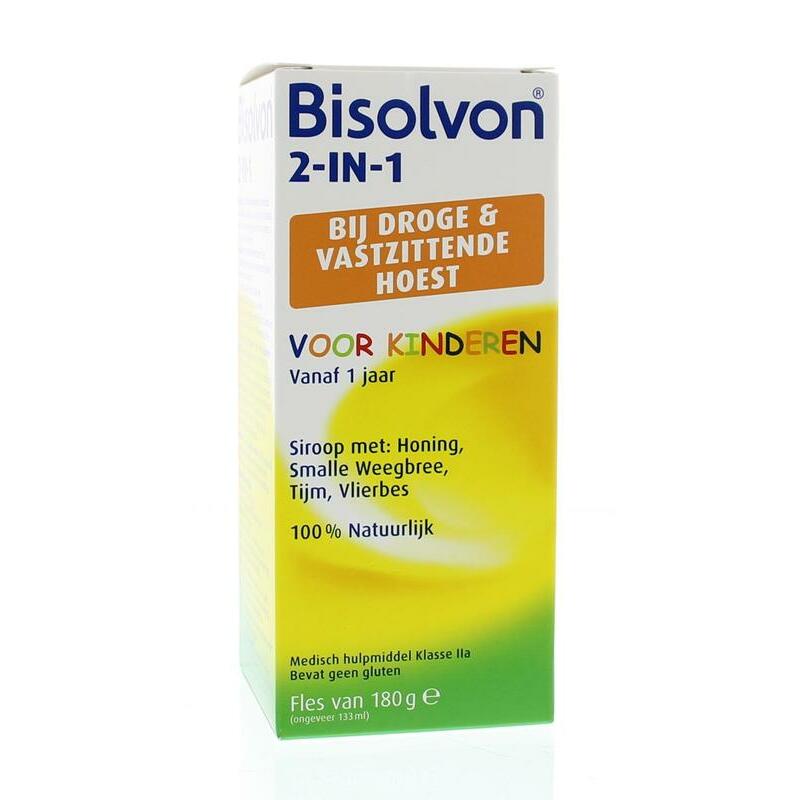 Bisolvon Drank 2 in 1 kind 133ml