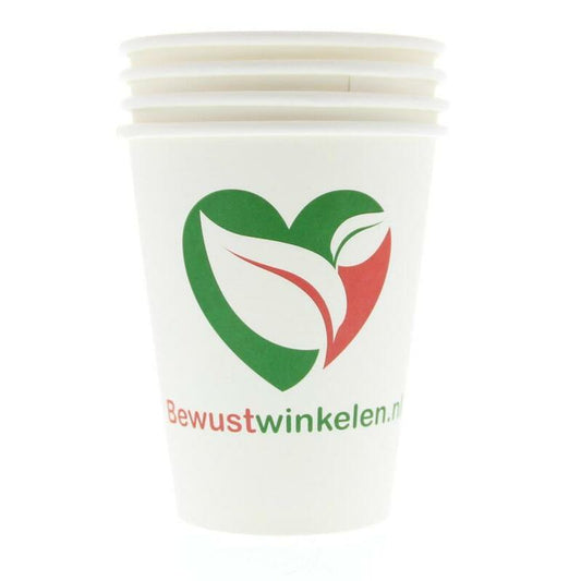 Bewustwinkelen Kartonnen koffie- en theebeker 1000st