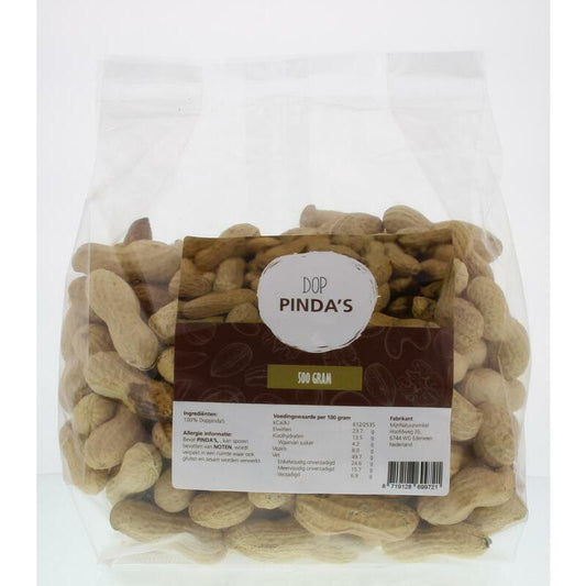 Mijnnatuurwinkel Dop pinda's 500g