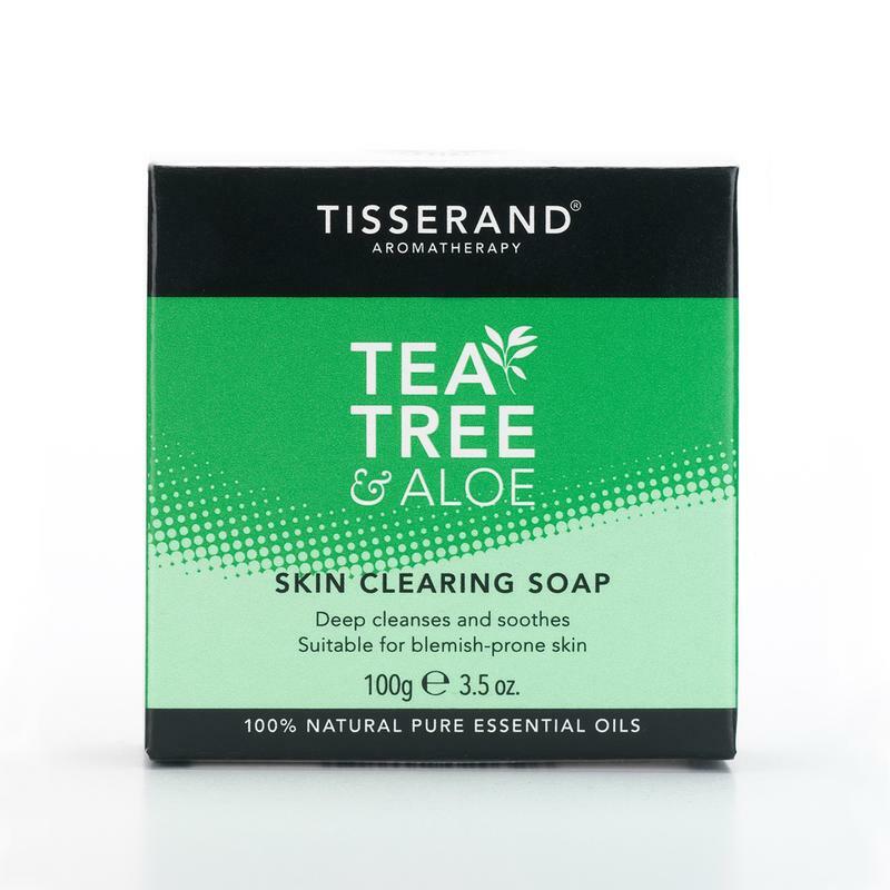 Tisserand Skin clearing soap tea tree aloe 100g