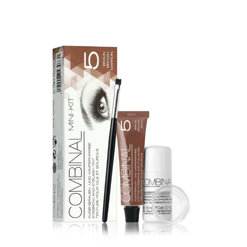 Combinal Wenkbrauwen wimperverf kit bruin 1set