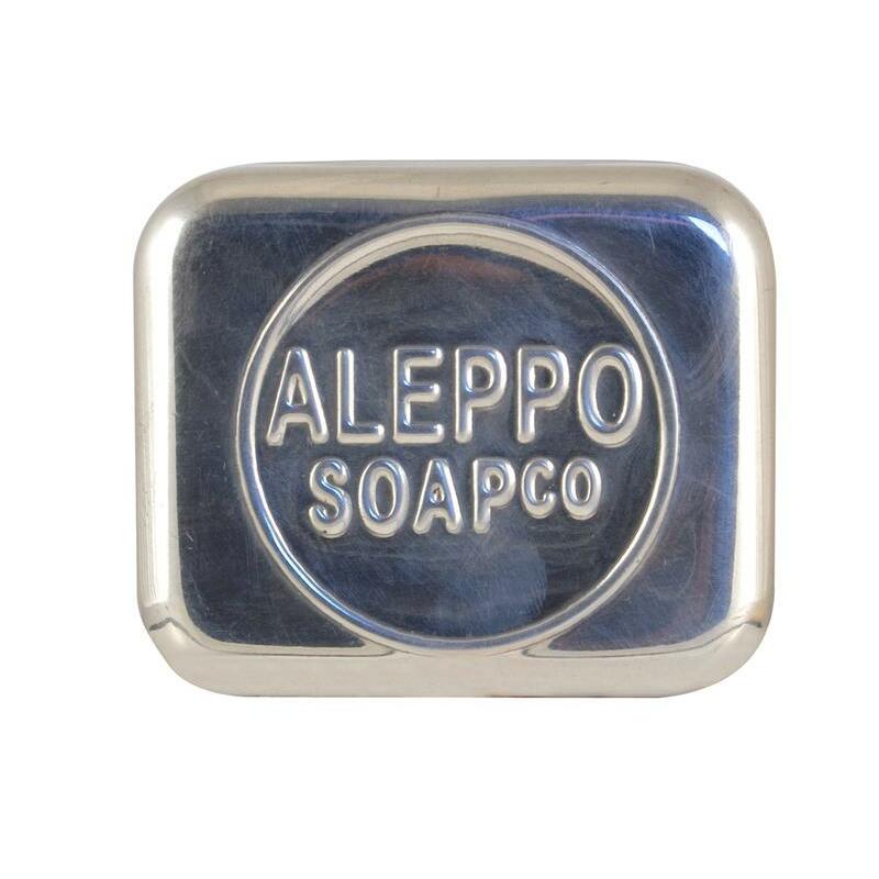 Aleppo Soap Co Zeepdoos aluminium leeg voor Aleppo zeep 1st