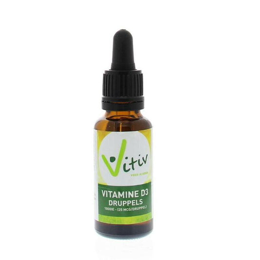 Vitiv Vitamine D3 druppels 1000IE 25ml