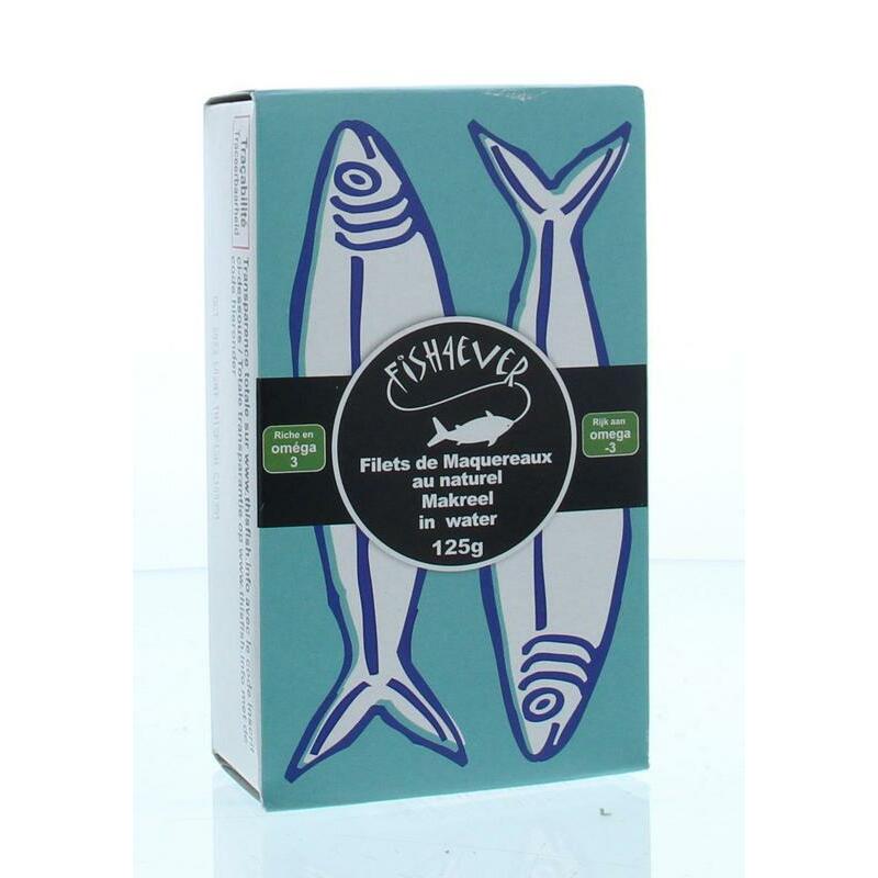 Fish 4 Ever Schotse makreel bronwater 125g
