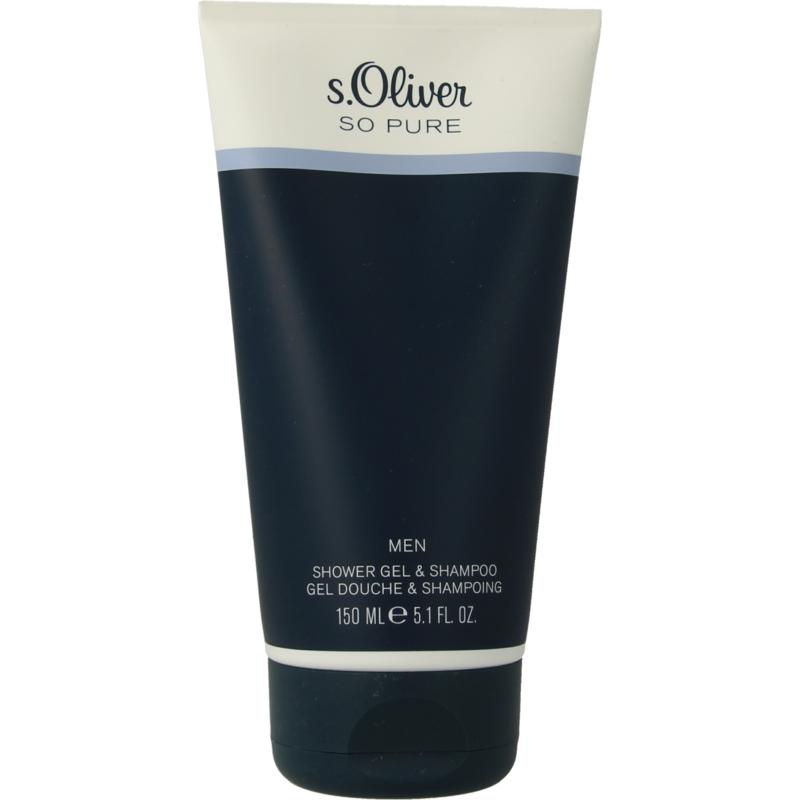 S Oliver So pure men showergel & shampoo 150ml