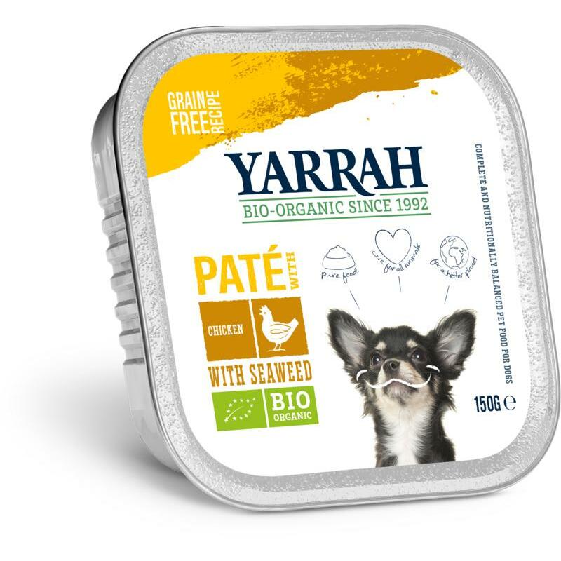 Yarrah Hondenvoer pate met kip bio 150g