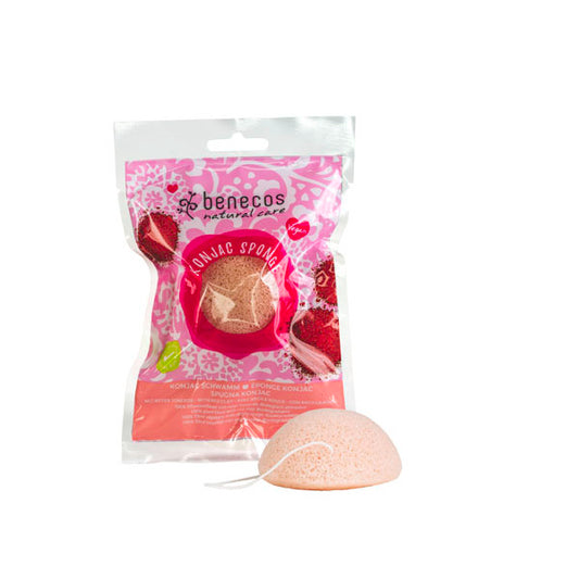 Benecos Konjac spons red clay 1st