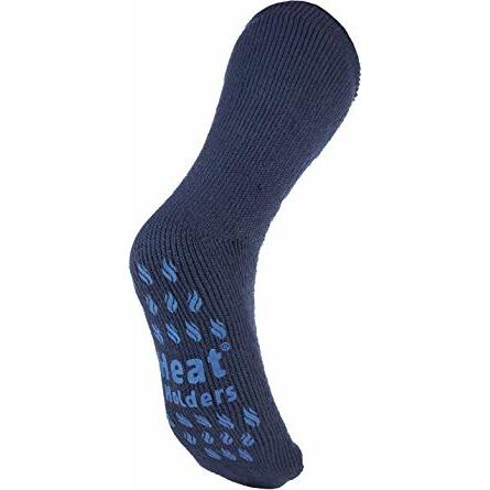 Heat Holders Mens slipper socks 6-11 deep blue 1paar