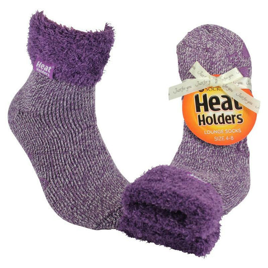 Heat Holders Ladies lounge socks 4-8 37-42 lila mauve/cream 1paar